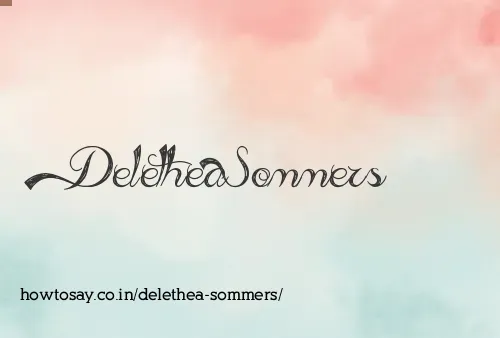 Delethea Sommers