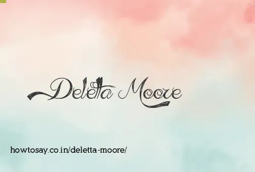Deletta Moore