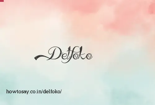 Delfoko