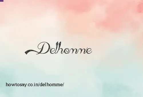 Delhomme