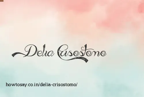 Delia Crisostomo