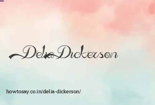 Delia Dickerson