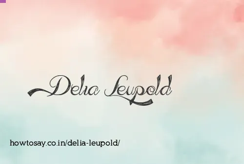 Delia Leupold