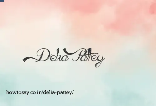 Delia Pattey