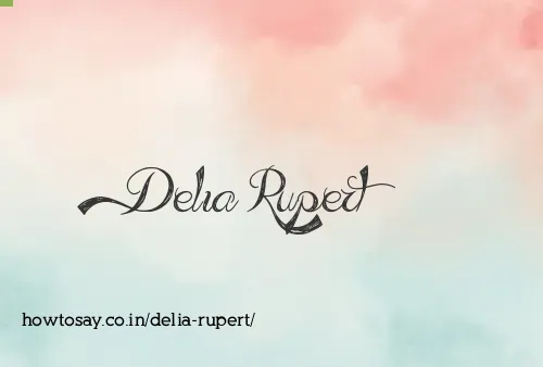 Delia Rupert