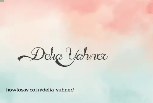 Delia Yahner