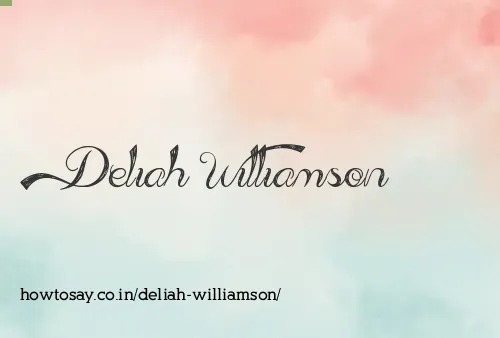 Deliah Williamson