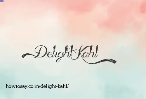Delight Kahl
