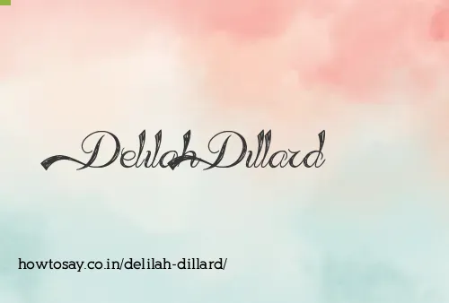 Delilah Dillard