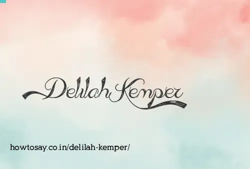 Delilah Kemper