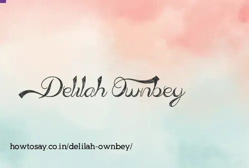 Delilah Ownbey