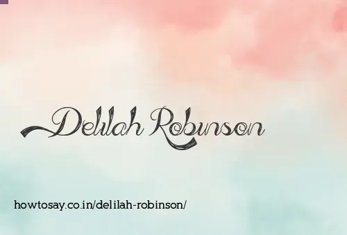 Delilah Robinson