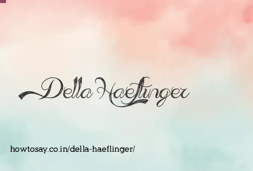 Della Haeflinger