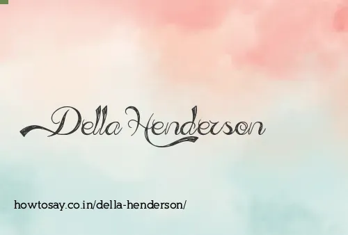 Della Henderson