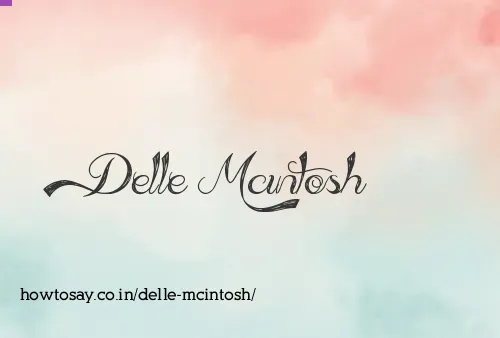 Delle Mcintosh