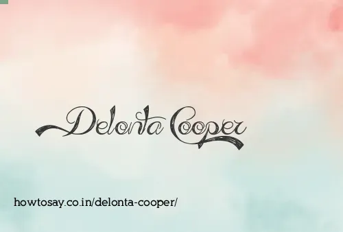 Delonta Cooper