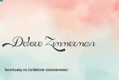 Delore Zimmerman