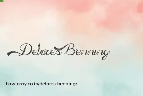 Delores Benning