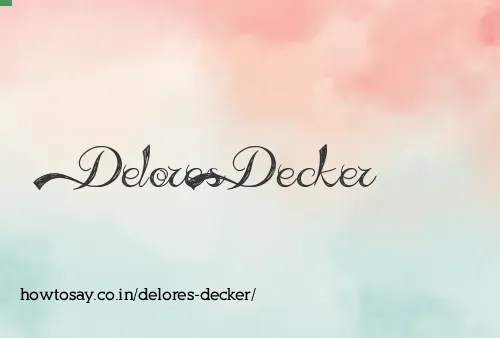 Delores Decker