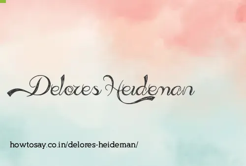 Delores Heideman