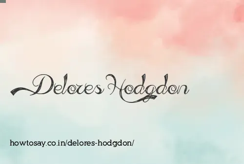 Delores Hodgdon