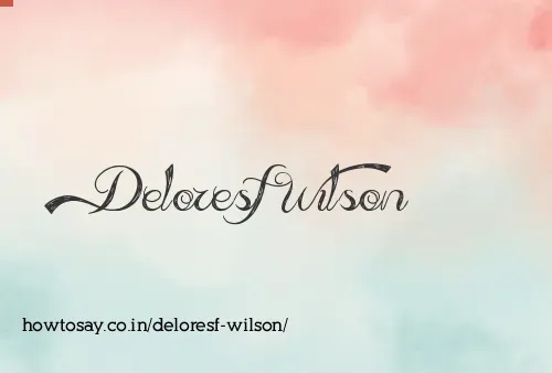 Deloresf Wilson