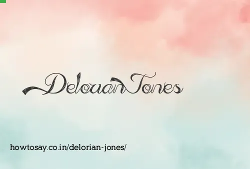 Delorian Jones