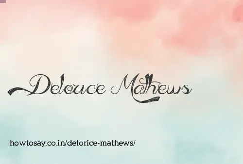 Delorice Mathews