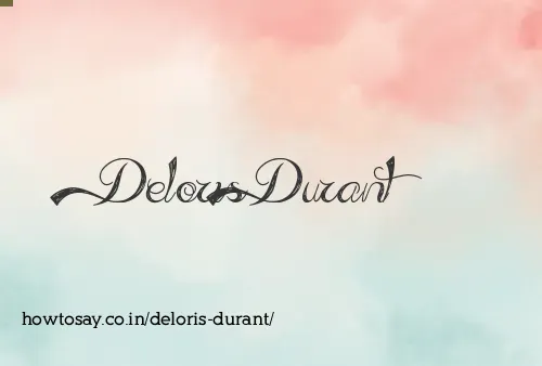 Deloris Durant