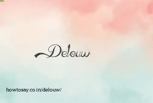 Delouw