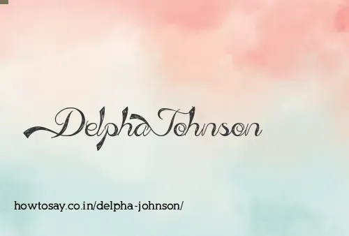 Delpha Johnson