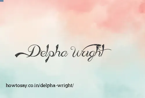 Delpha Wright