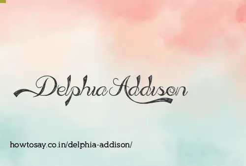 Delphia Addison