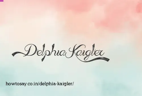 Delphia Kaigler