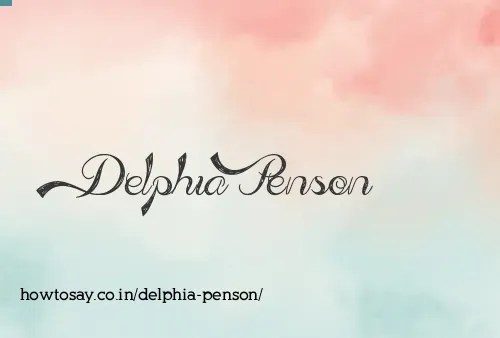 Delphia Penson