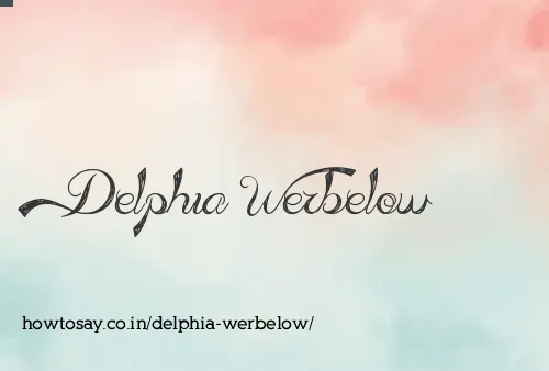 Delphia Werbelow