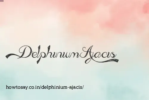 Delphinium Ajacis