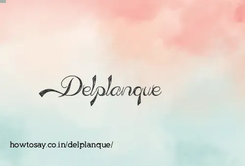 Delplanque