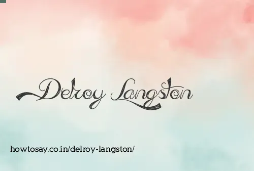 Delroy Langston