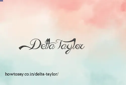 Delta Taylor