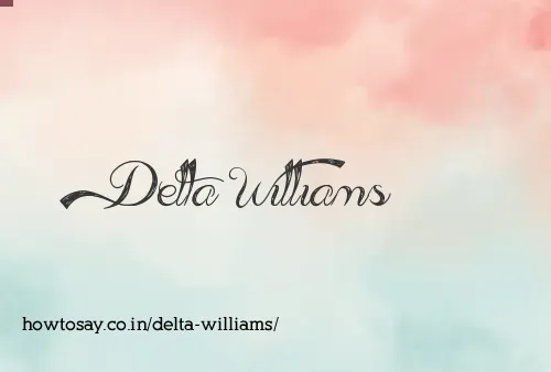 Delta Williams