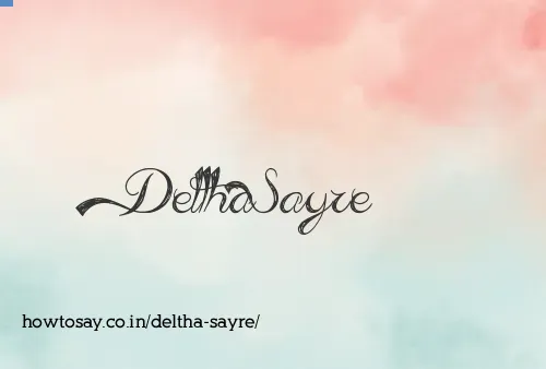 Deltha Sayre