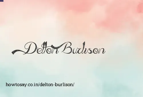 Delton Burlison