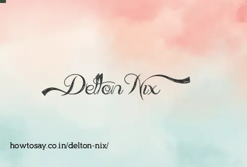 Delton Nix
