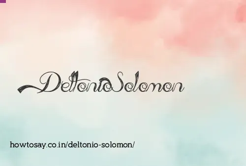 Deltonio Solomon
