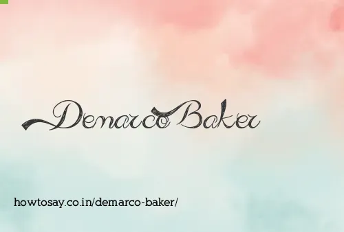 Demarco Baker