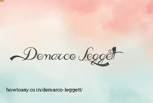 Demarco Leggett