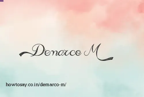 Demarco M