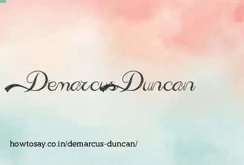 Demarcus Duncan