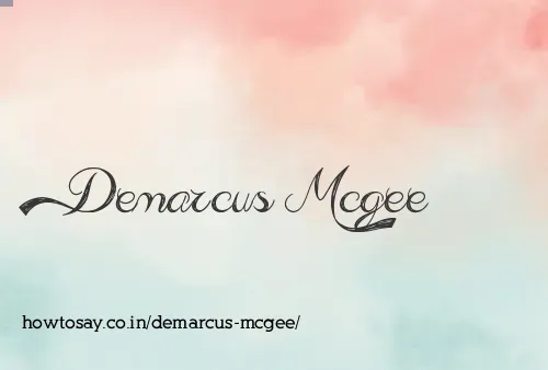Demarcus Mcgee
